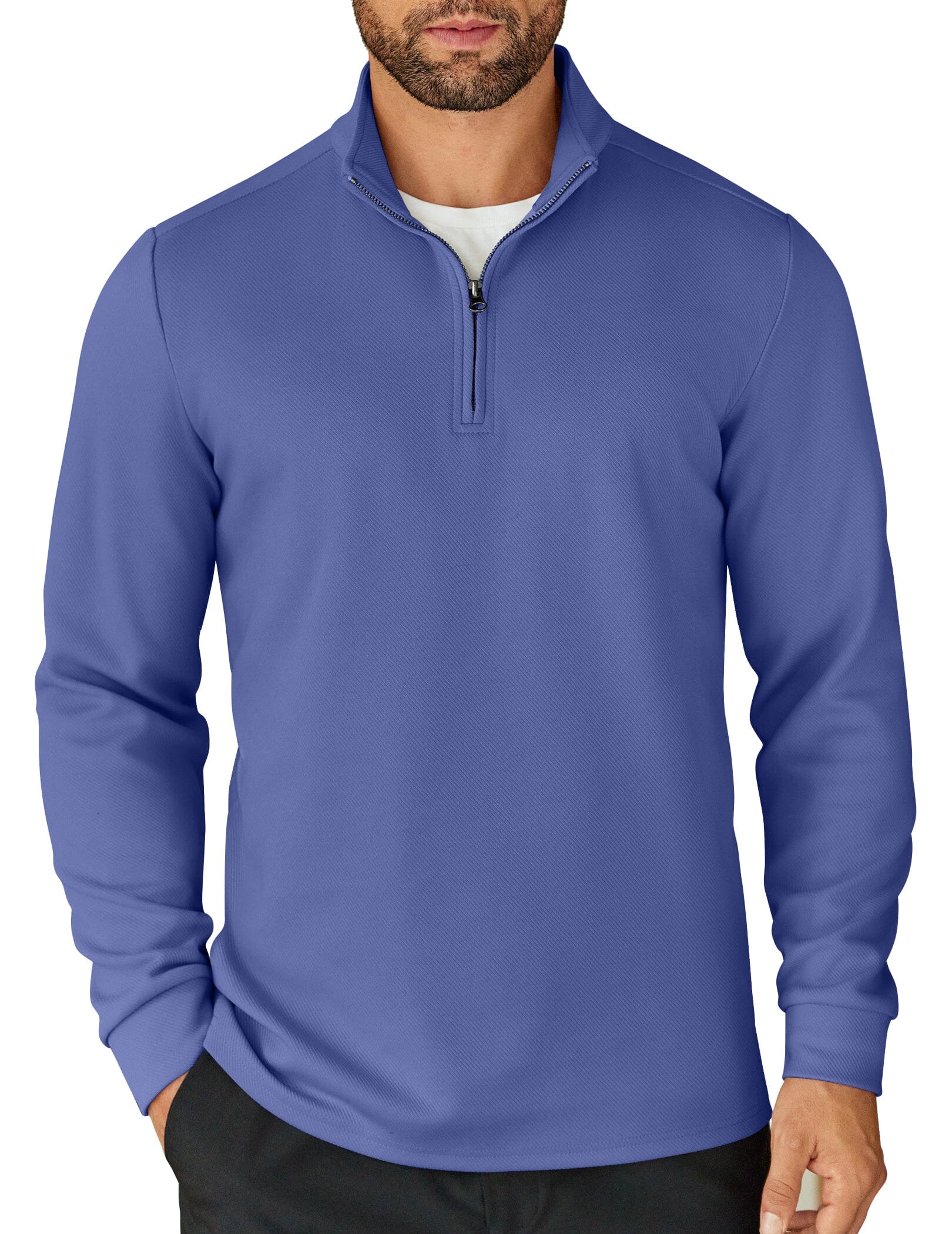 Casual Quarter Zip Sweatshirt (US Only) - Image 7