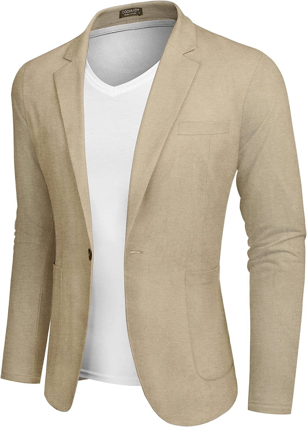 Casual Regular Fit Lightweight Linen Blazer (US Only) - Image 12