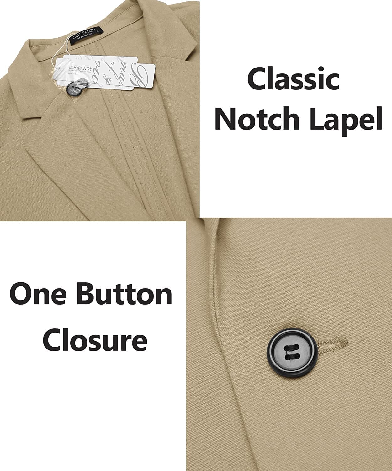 Casual Regular Fit Lightweight Linen Blazer (US Only) - Image 15