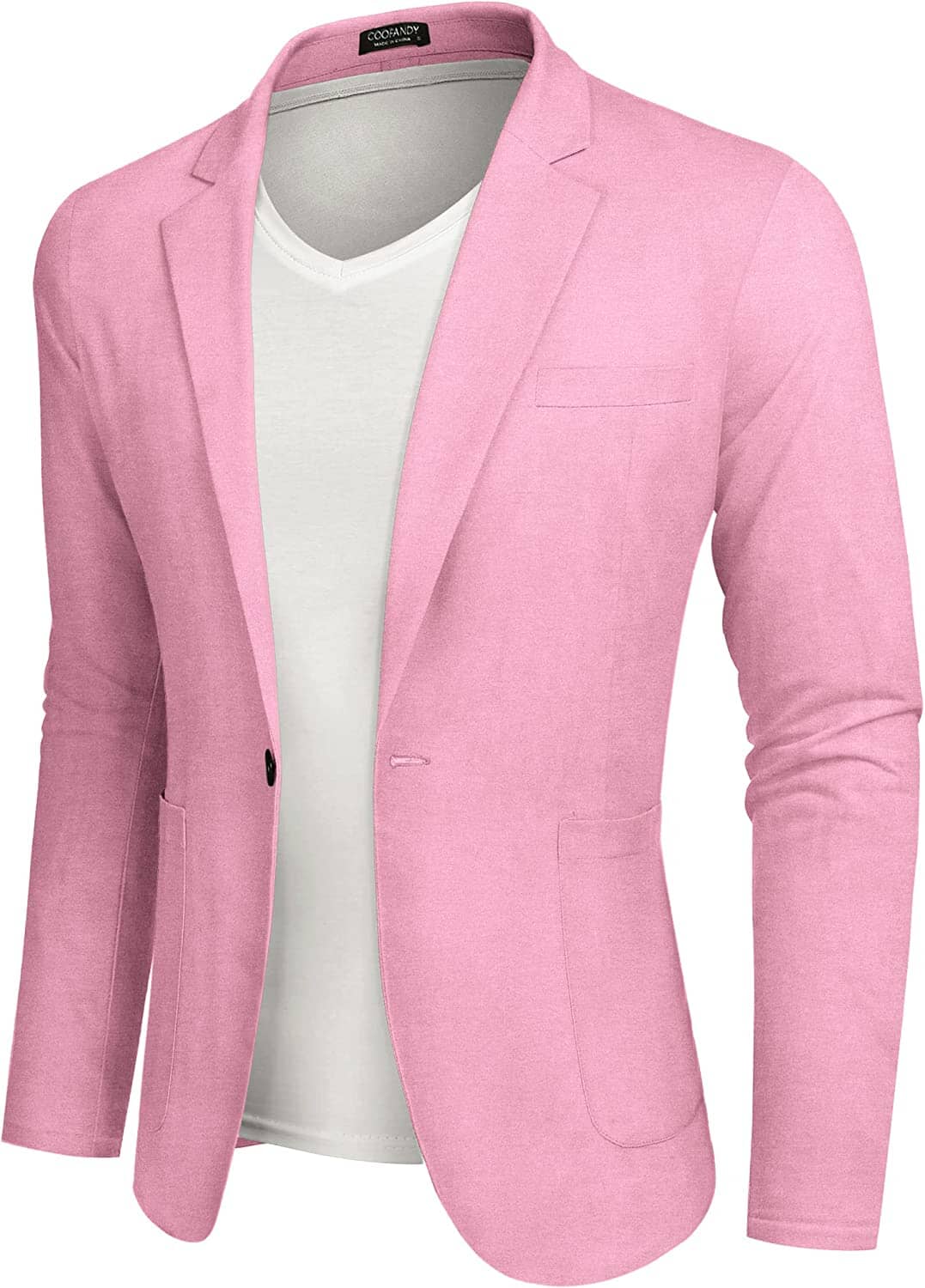 Casual Regular Fit Lightweight Linen Blazer (US Only) - Image 3