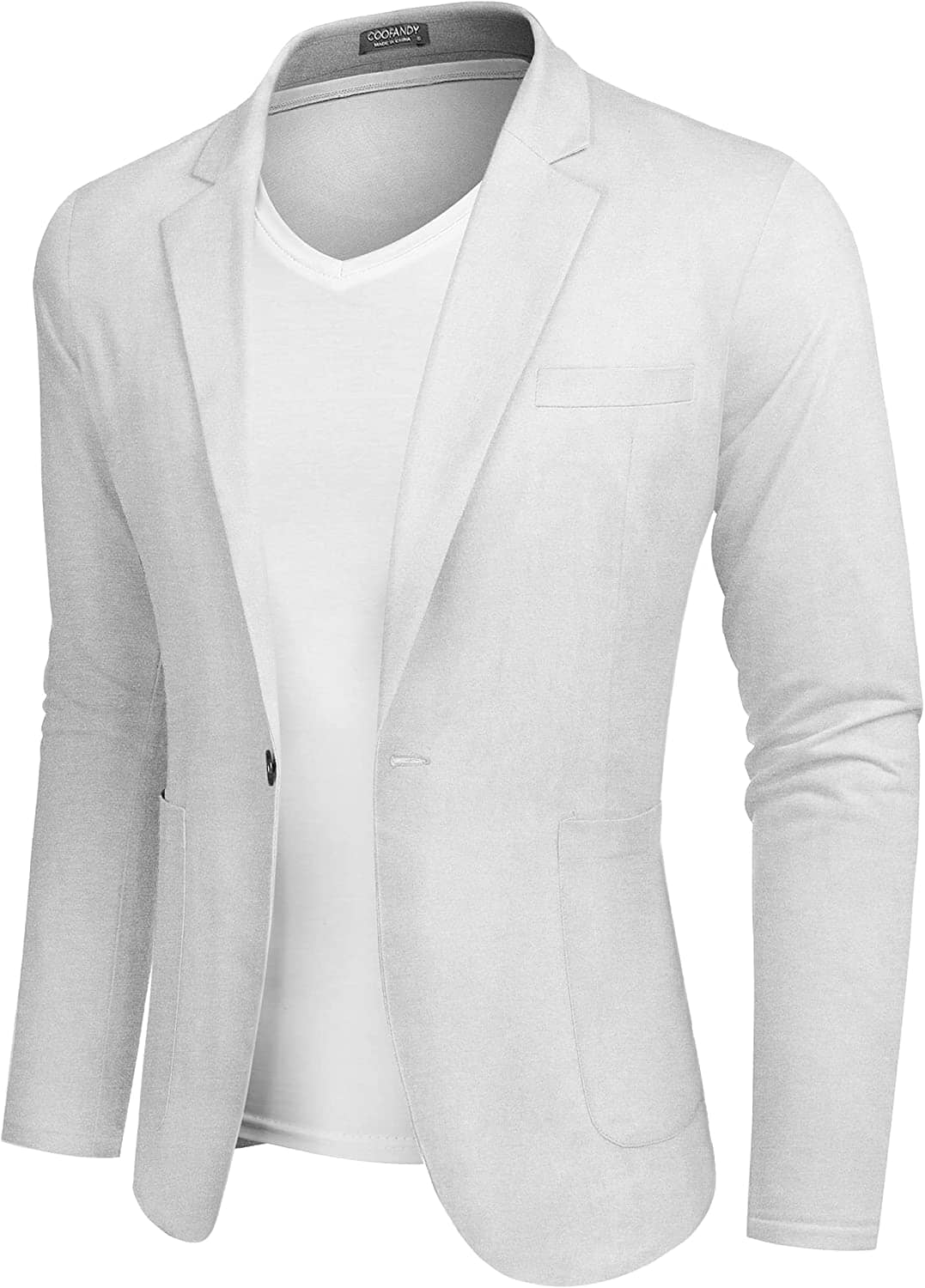 Casual Regular Fit Lightweight Linen Blazer (US Only) - Image 4