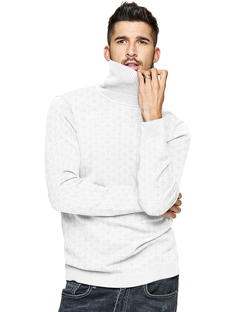 Casual Slim Fit Turtleneck Pullover Sweaters (US Only) - Image 19