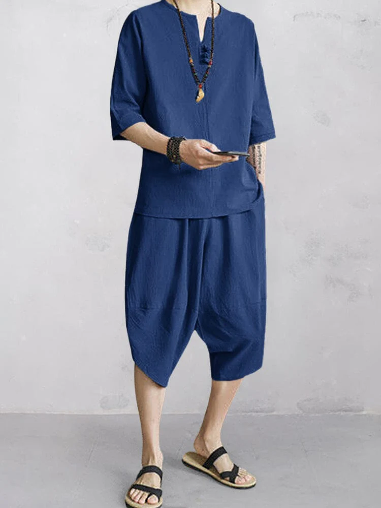 Casual Soft 2-Piece Cotton Linen Sets - Image 4