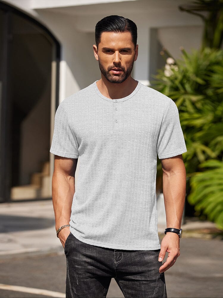 Casual Soft Ribbed T-shirt (US Only) - Image 4