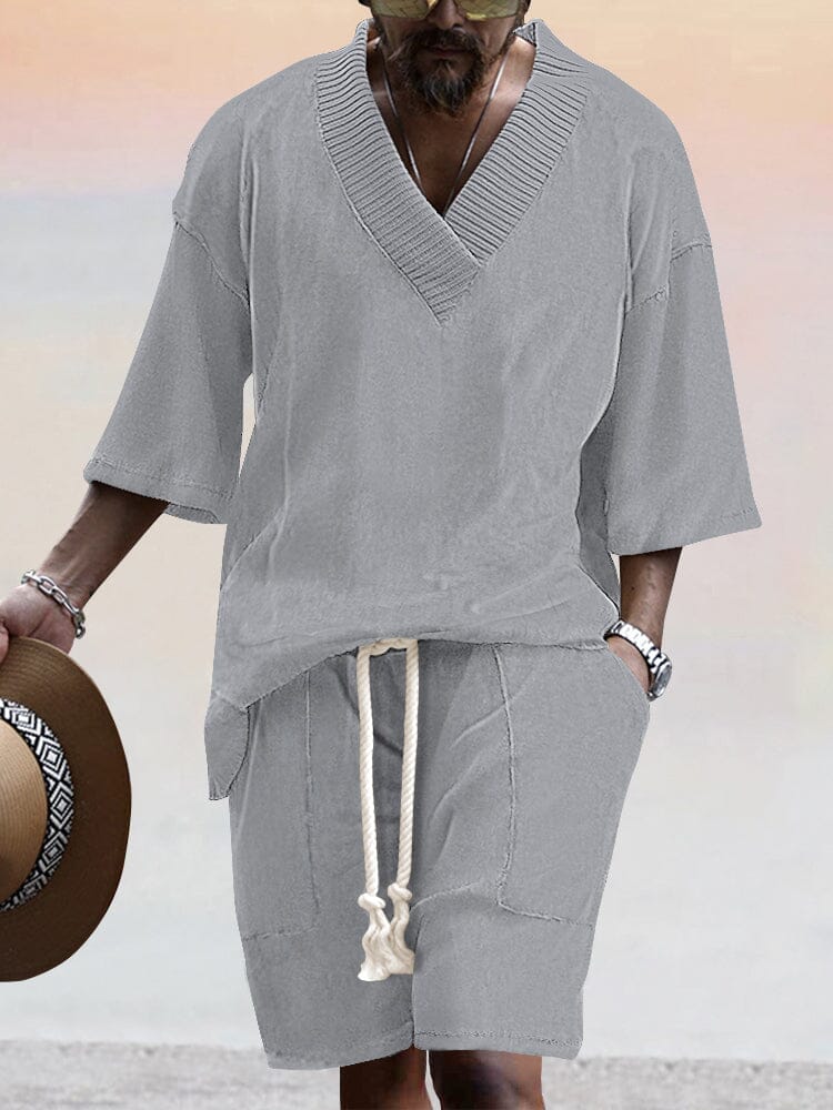Casual Soft Sweatshirt Set - Image 3