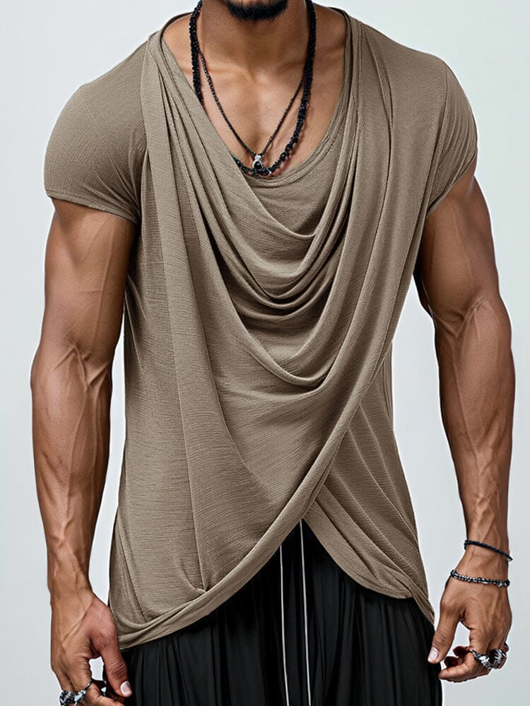 Casual Soft Touch Draped Top - Image 11
