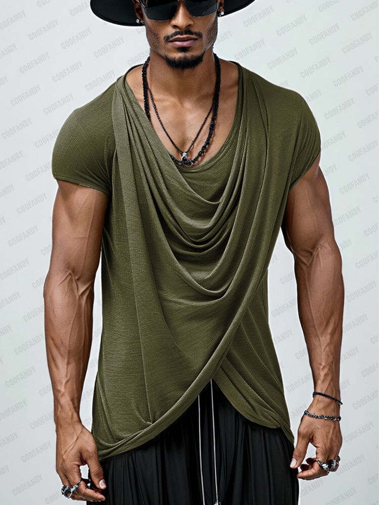 Casual Soft Touch Draped Top - Image 18