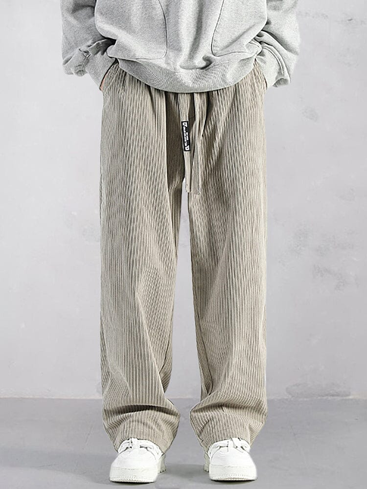 Casual Straight-Leg Corduroy Pants - Image 3