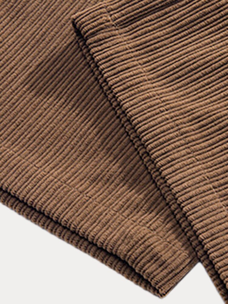 Casual Straight-Leg Corduroy Pants - Image 8