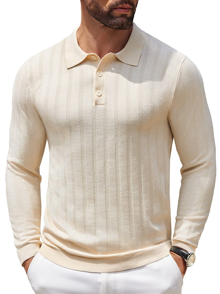Casual Stretch Ribbed Knit Shirts (US Only) - Image 4