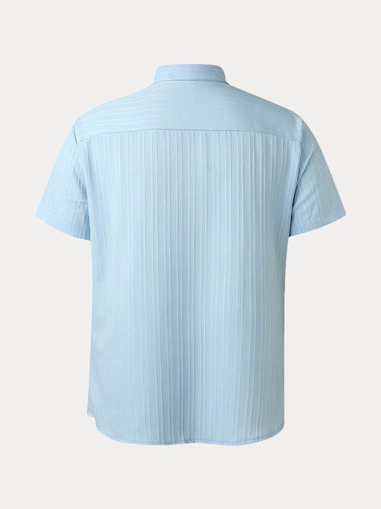 Casual Striped Textured Shirt - Image 5