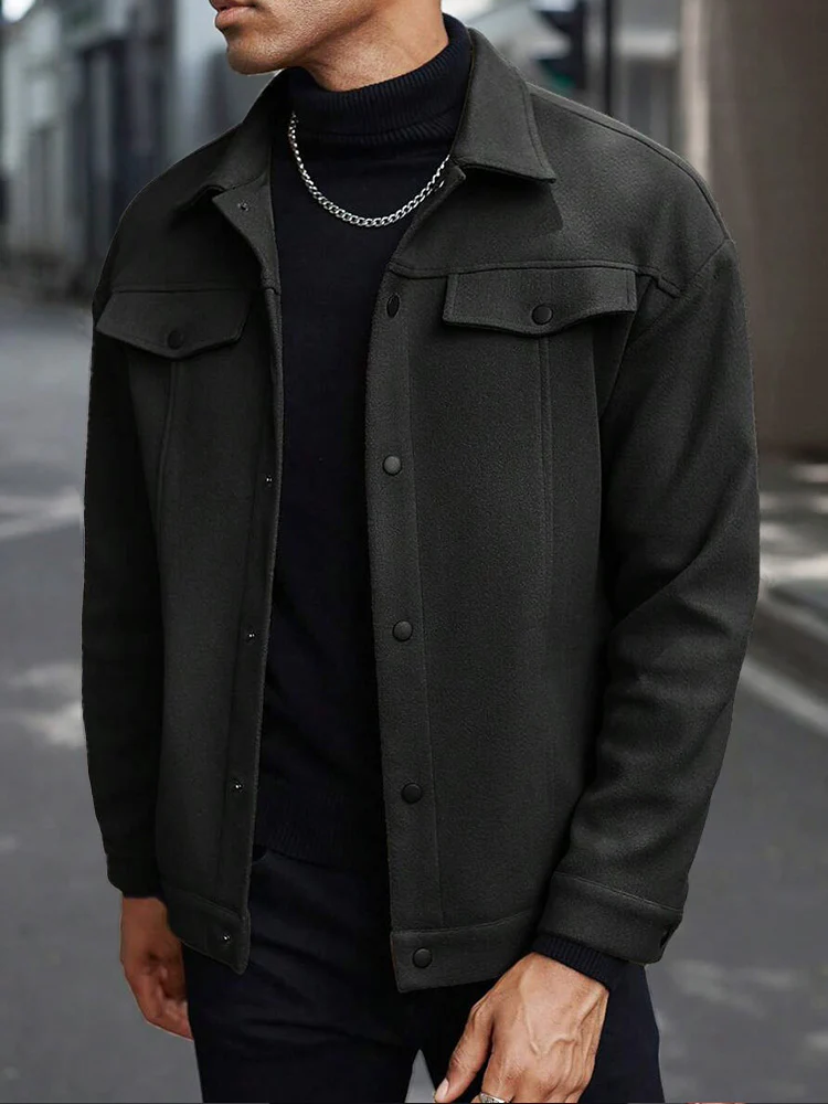 Casual Stylish Button Down Lapel Jackets - Image 6