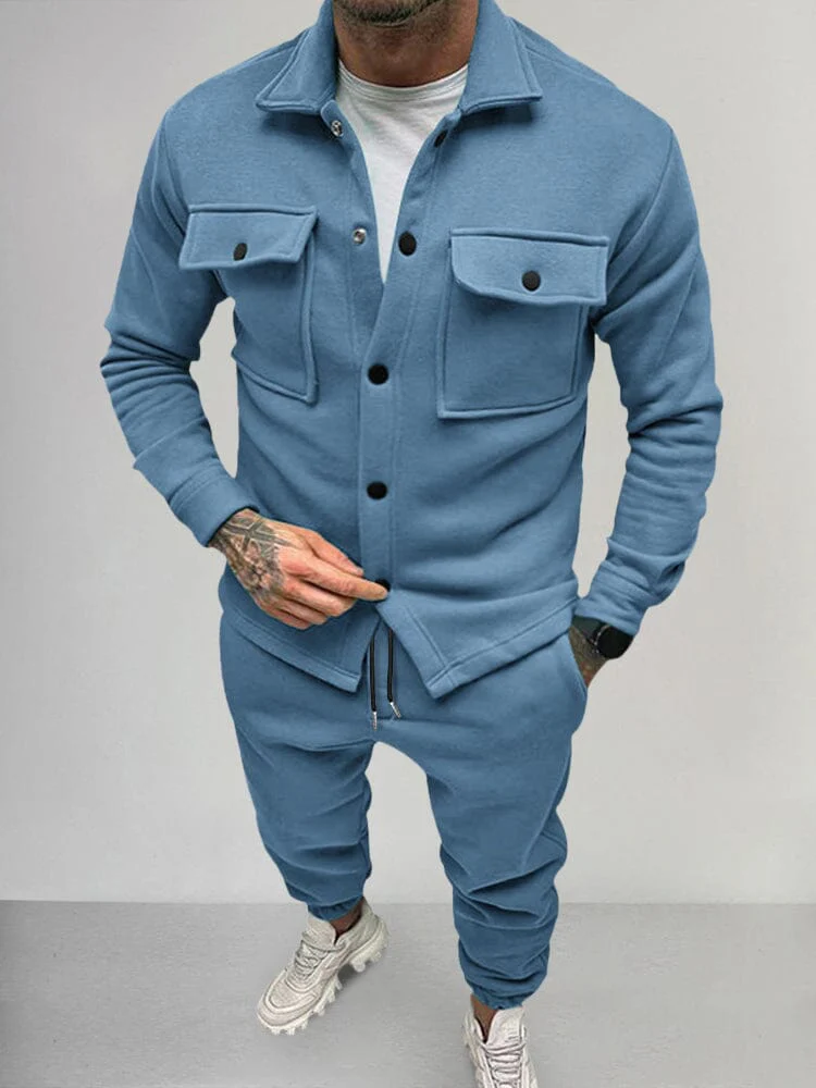 Casual Suede 2-Piece Set - Image 4
