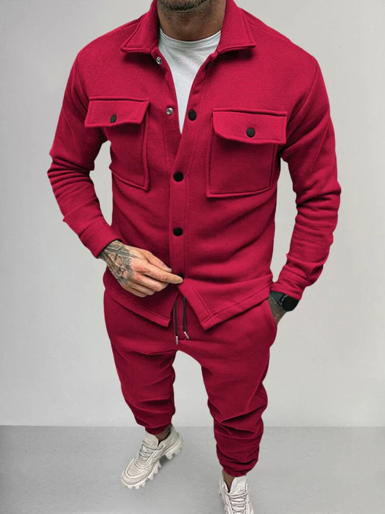 Casual Suede 2-Piece Set - Image 6