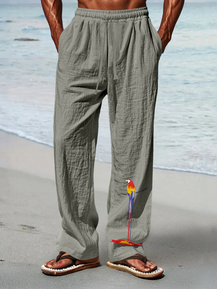 Casual Unique Printed Vacation Pants - Image 2