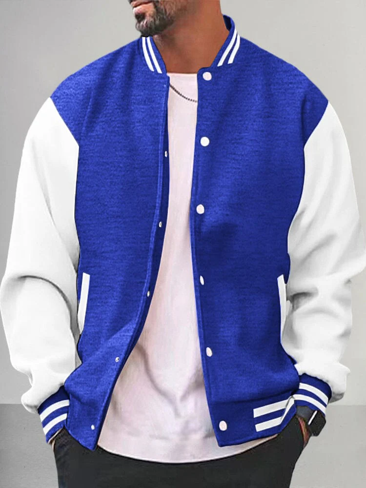 Casual Varsity Baseball Jacket - Image 6