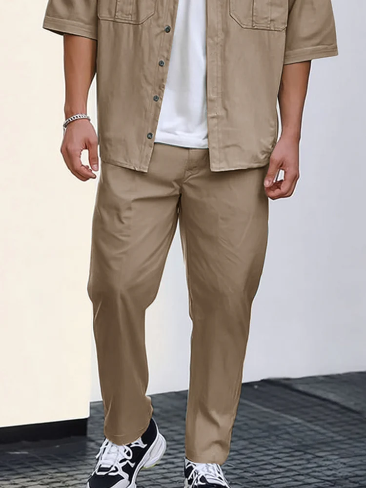 Casual Versatile Shirts Pants Set - Image 4