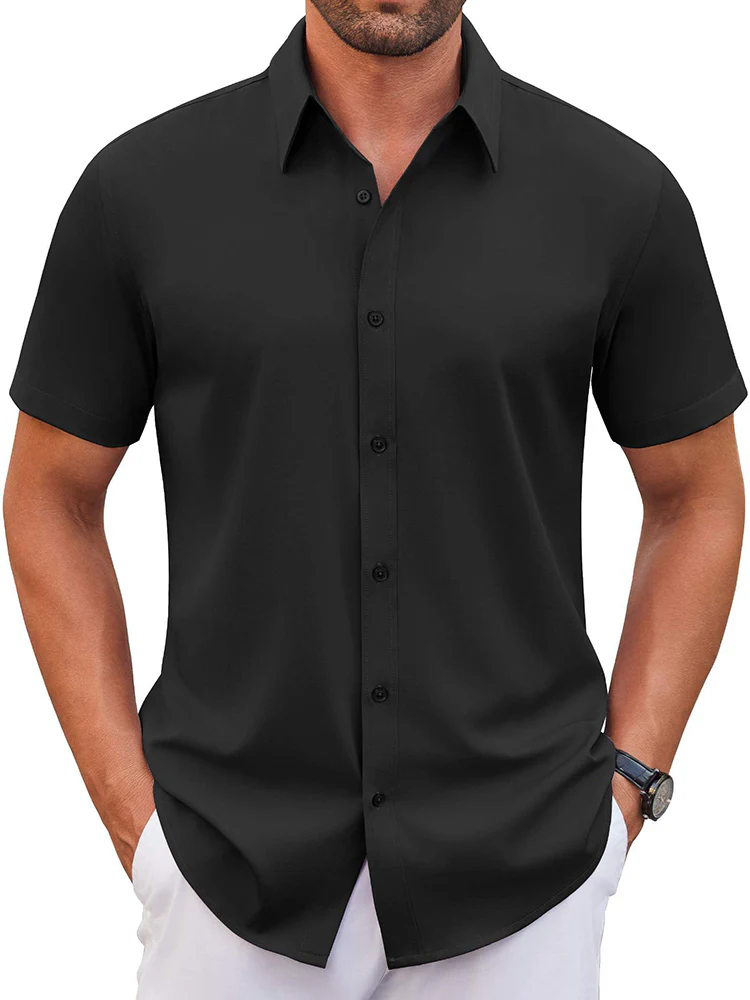 Casual Wrinkle Free Button Down Dress Shirt (US Only) - Image 3