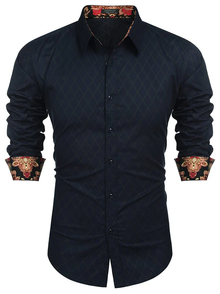 Checked Shirt Business Shirt - Image 4