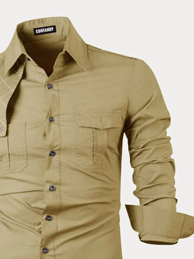 Classic 100% Cotton Cargo Shirt - Image 6