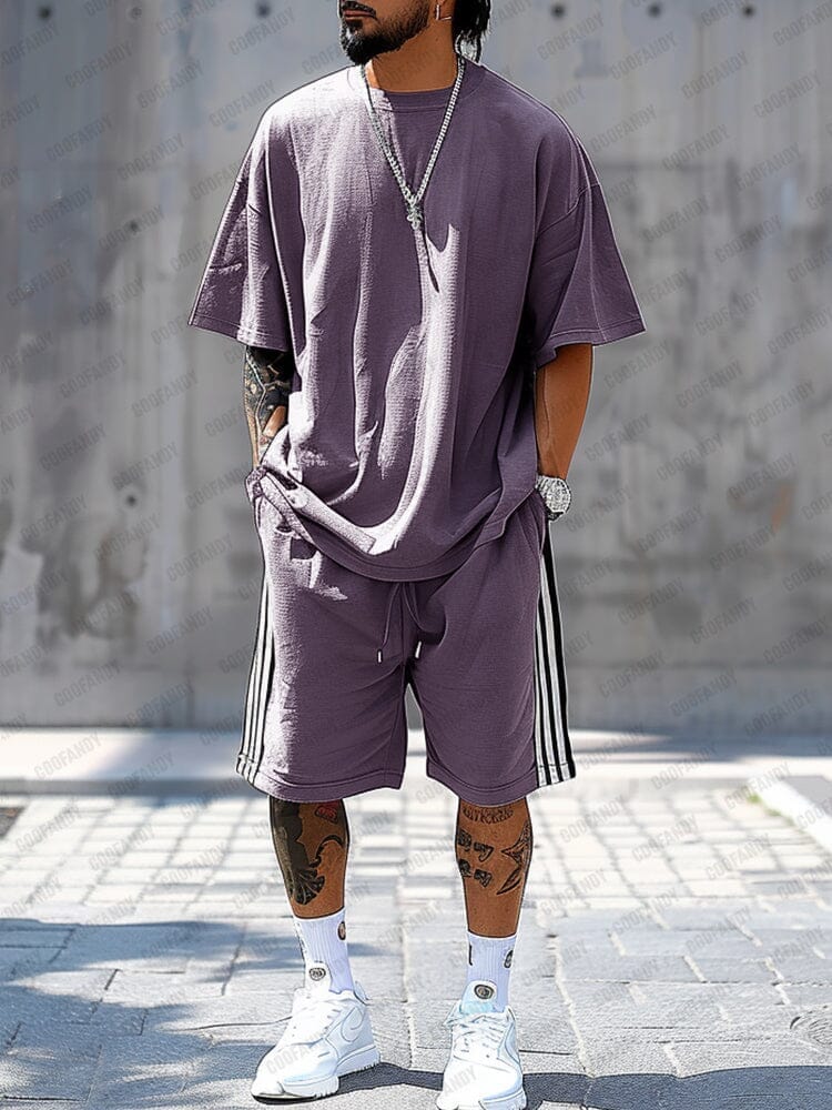Classic 100% Cotton Matching Tracksuit Set - Image 2