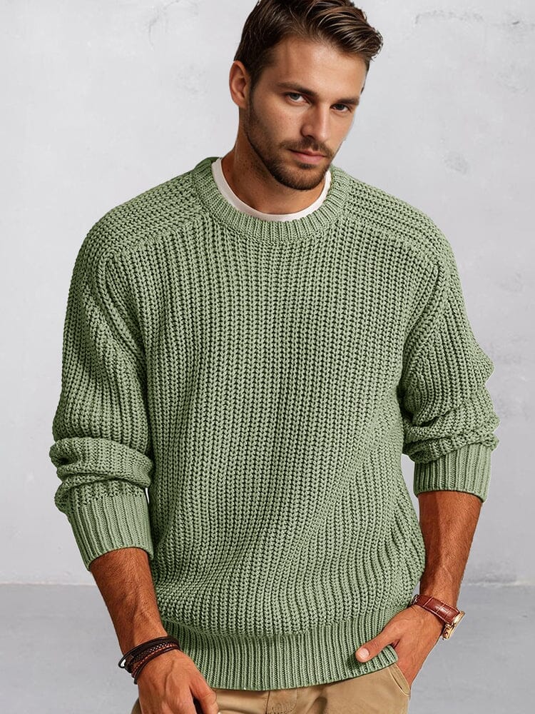 Classic Chunky Knit Sweater - Image 3
