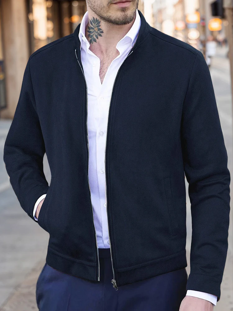 Classic Comfy Leisure Suede Jacket - Image 2
