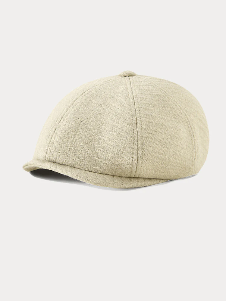 Classic Cotton Warm Newsboy Cap - Image 2