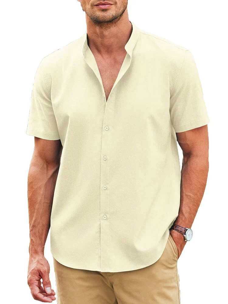 Classic Fit Linen Blend Shirt (US Only) - Image 11