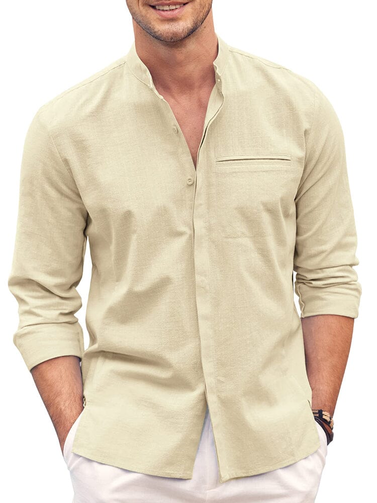 Classic fit Long Sleeve Cotton Shirt (US Only) - Image 5