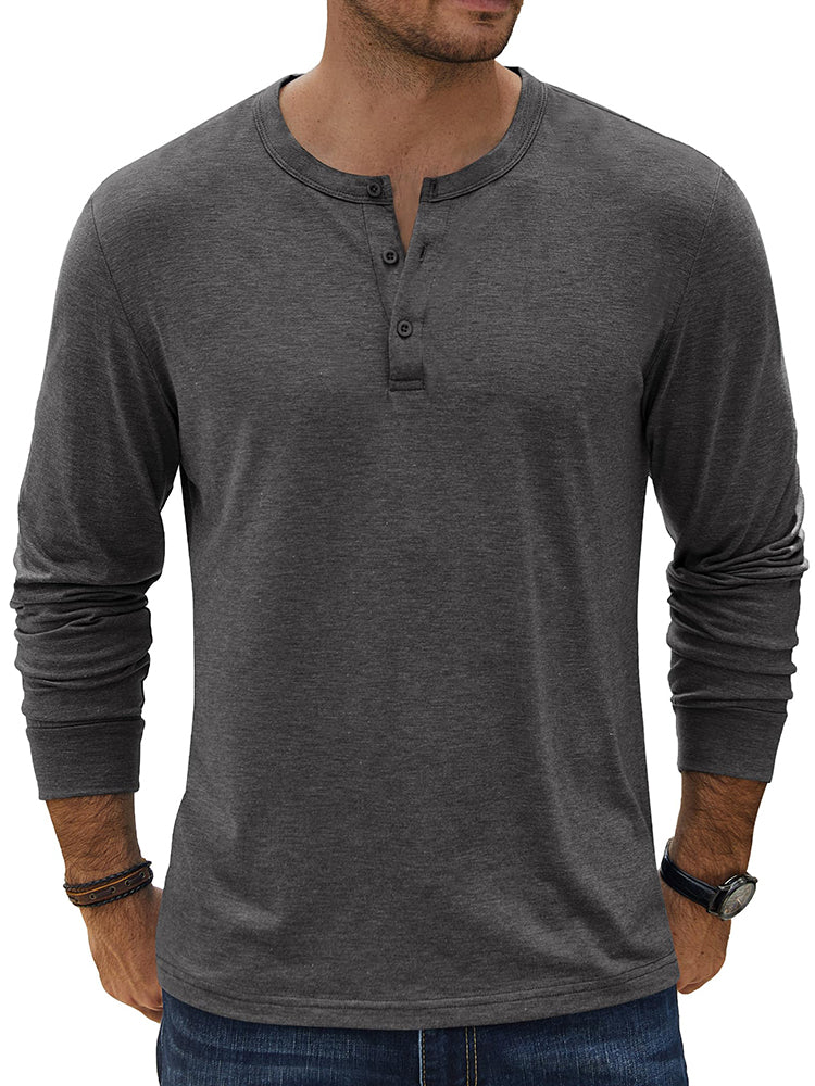 Classic Lightweight Stretch Henley Tee (US Only) - Image 5