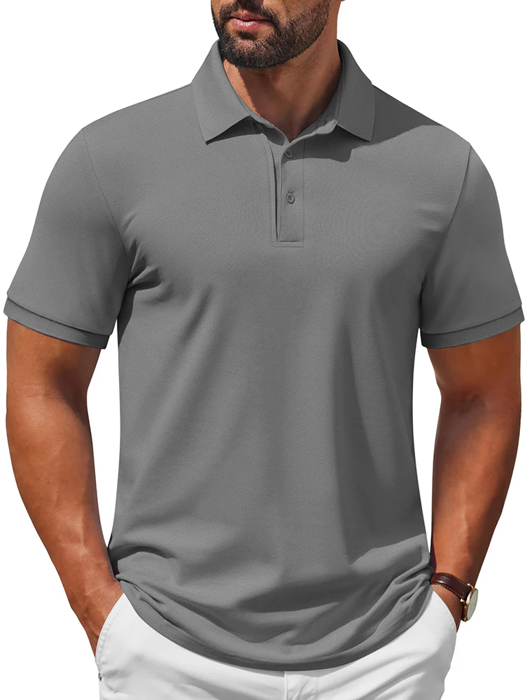 Classic Quick-Dry Golf Polo Shirt (US Only) - Image 3