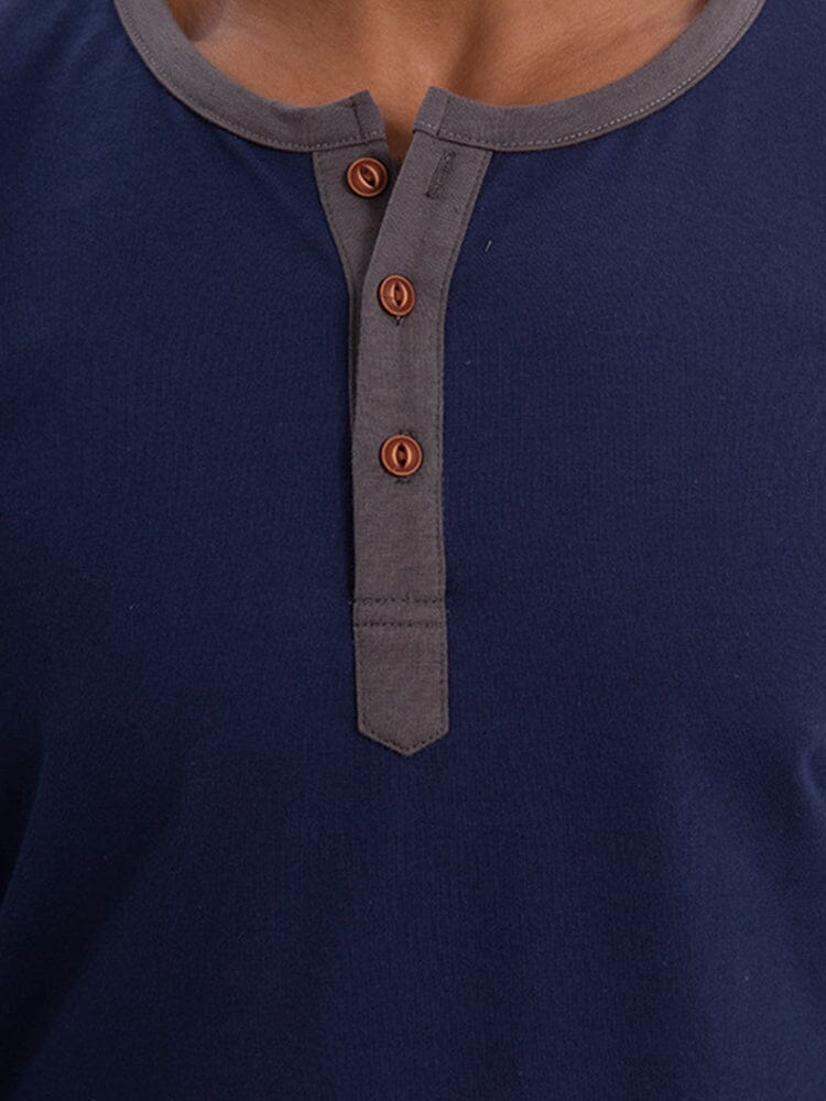 Classic Soft 100% Cotton Henley Shirt - Image 10