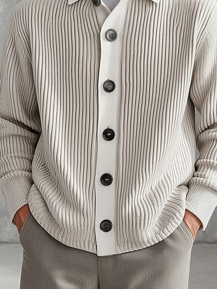 Classic Soft Button Knit Cardigan - Image 4