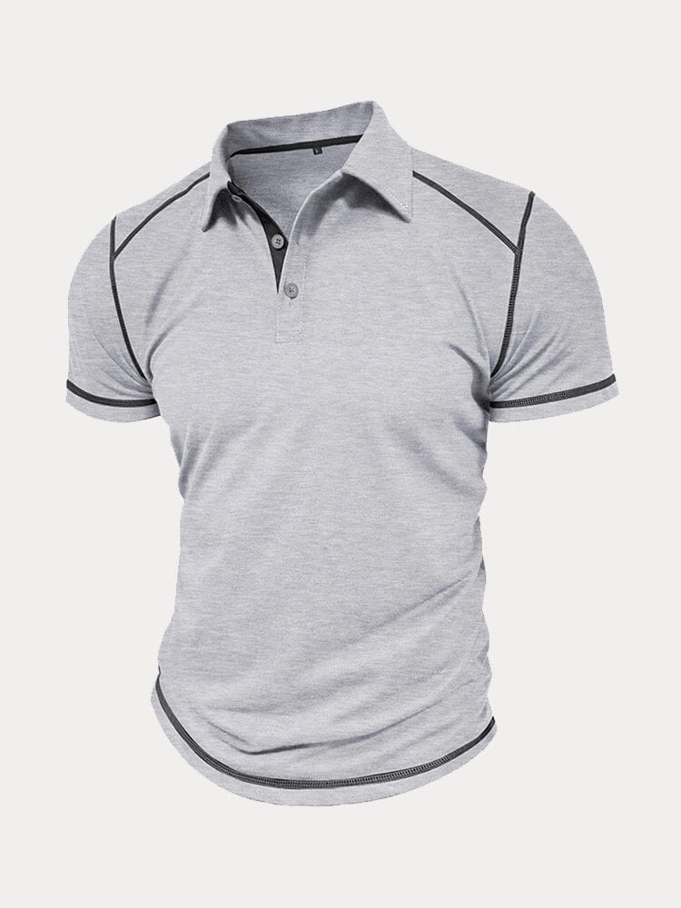 Classic Soft Color Block Polo Shirt - Image 11