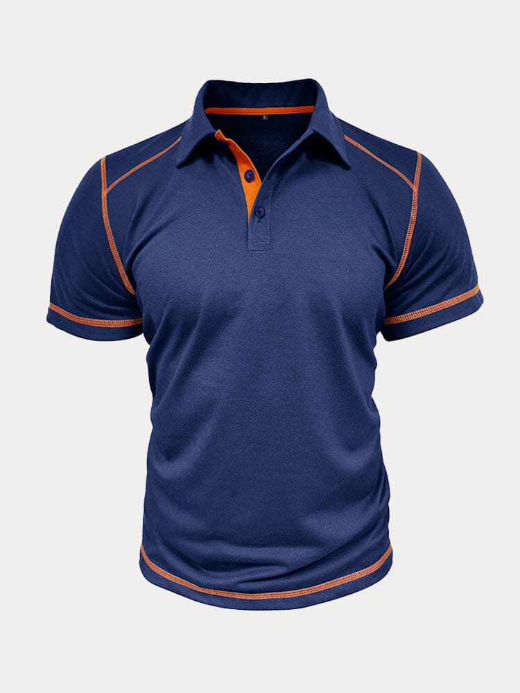 Classic Soft Color Block Polo Shirt - Image 13