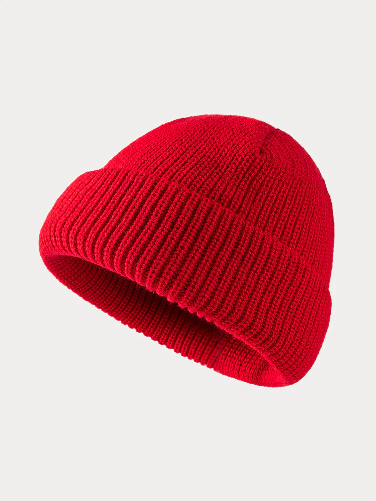 Classic Soft Elastic Knit Beanie - Image 7