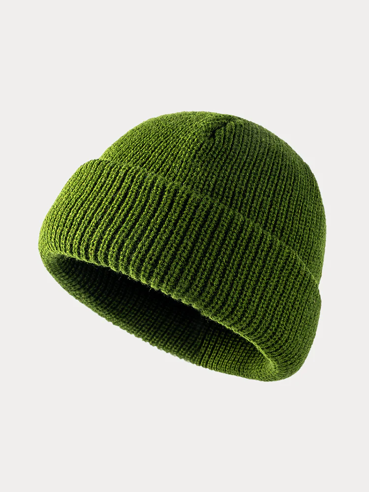 Classic Soft Elastic Knit Beanie - Image 9