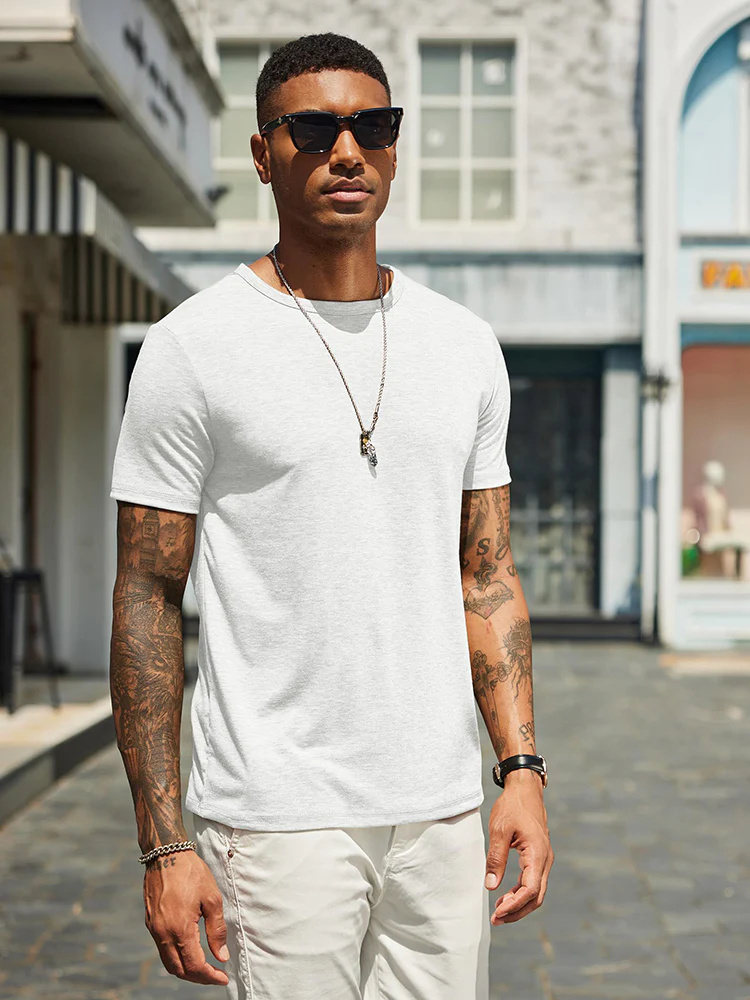 Classic Soft Versatile Basic T-Shirt (US Only) - Image 15