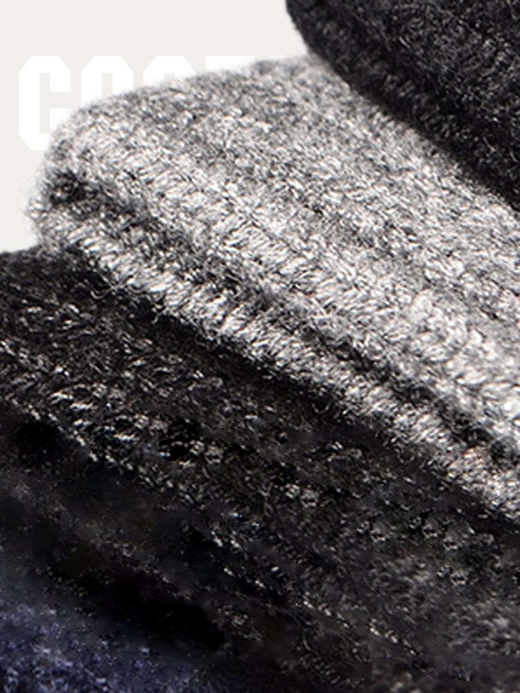 Classic Solid Knit Beanie - Image 6
