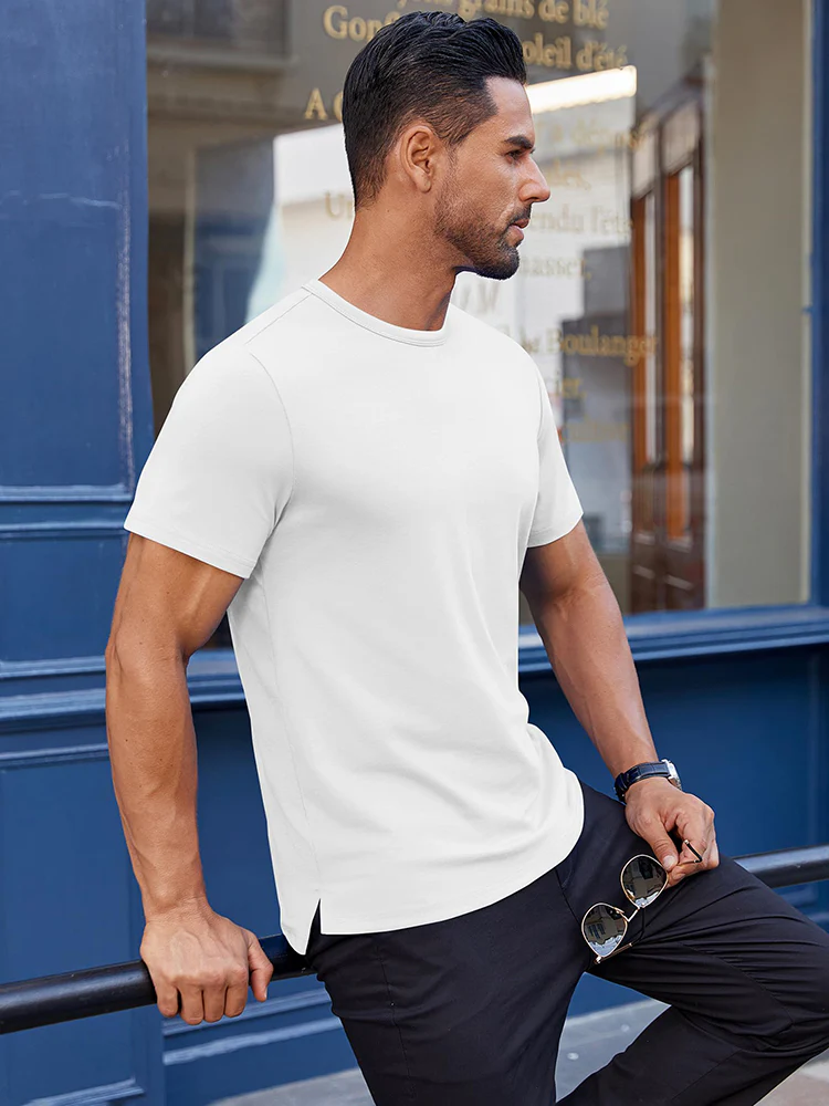 Classic Solid Versatile Basic T-Shirt (US Only) - Image 16