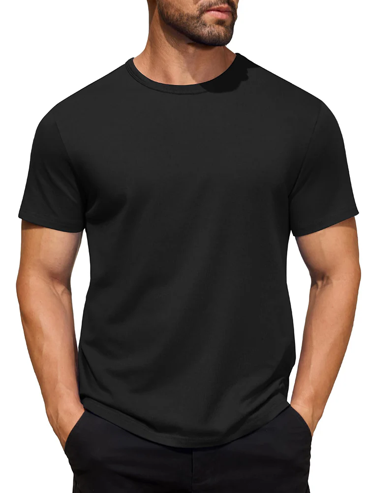 Classic Solid Versatile Basic T-Shirt (US Only) - Image 4