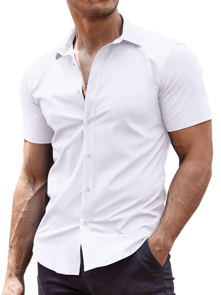 Classic Stretchy Business Shirt - Image 6