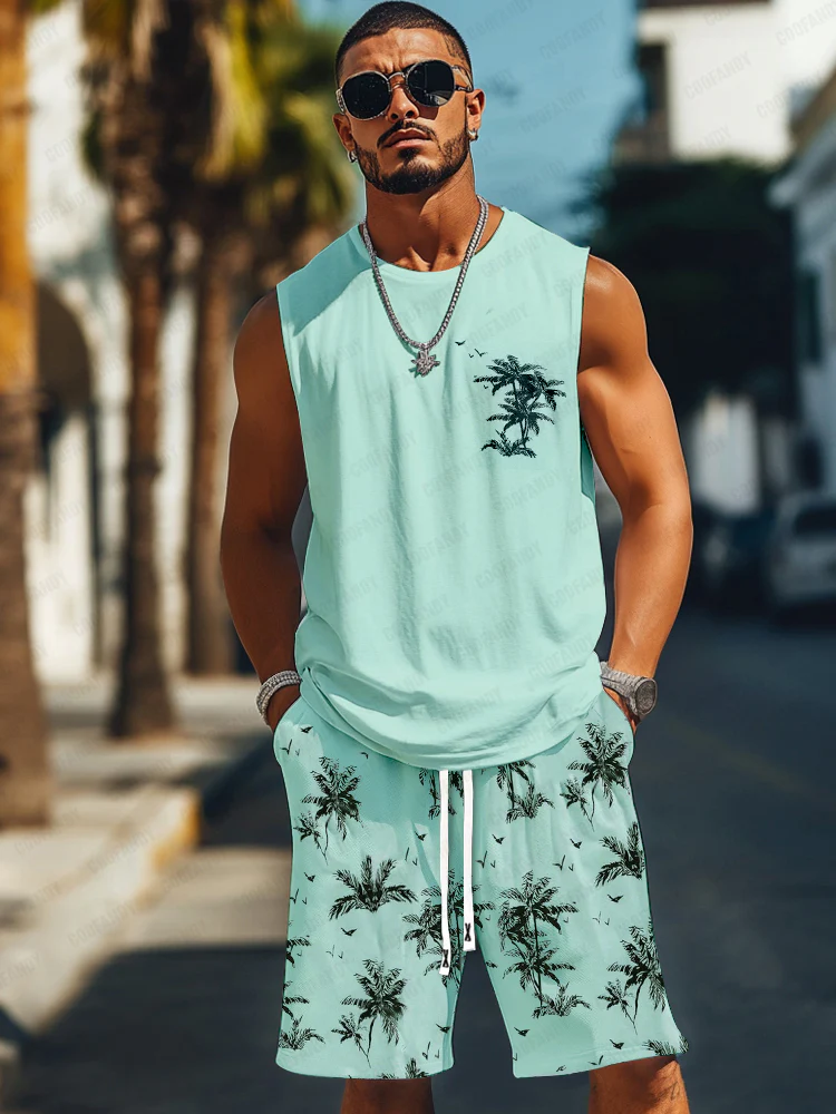 Coastal Graphic Print Summer Set - Image 4