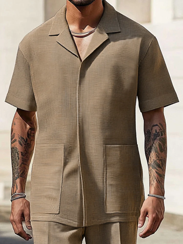 Comfort Textured Summer Casual Set - Image 3