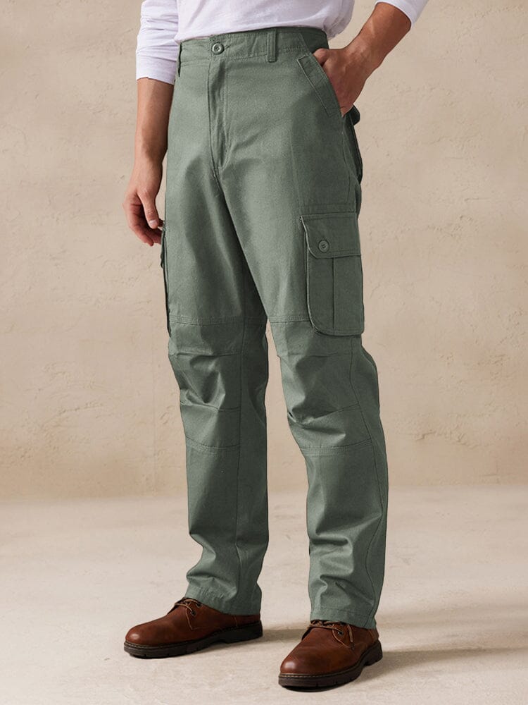 Comfy 100% Cotton Cargo Pants - Image 3