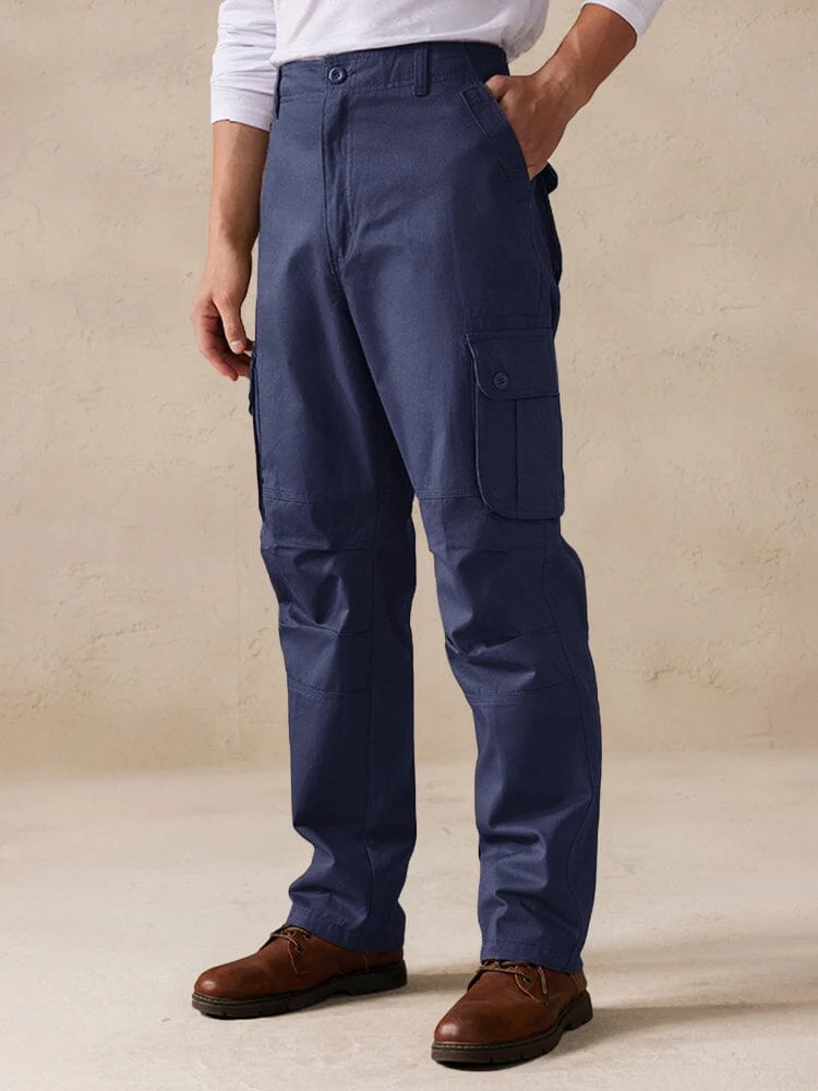 Comfy 100% Cotton Cargo Pants - Image 4