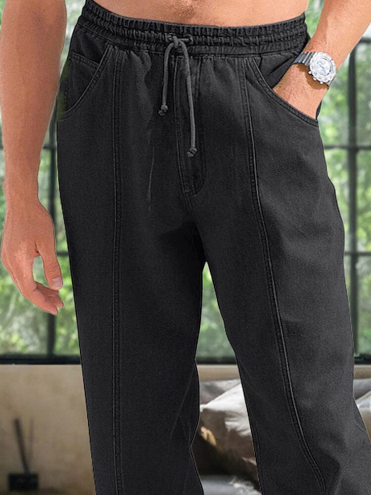 Comfy 100% Cotton Relaxed Pants - Image 3