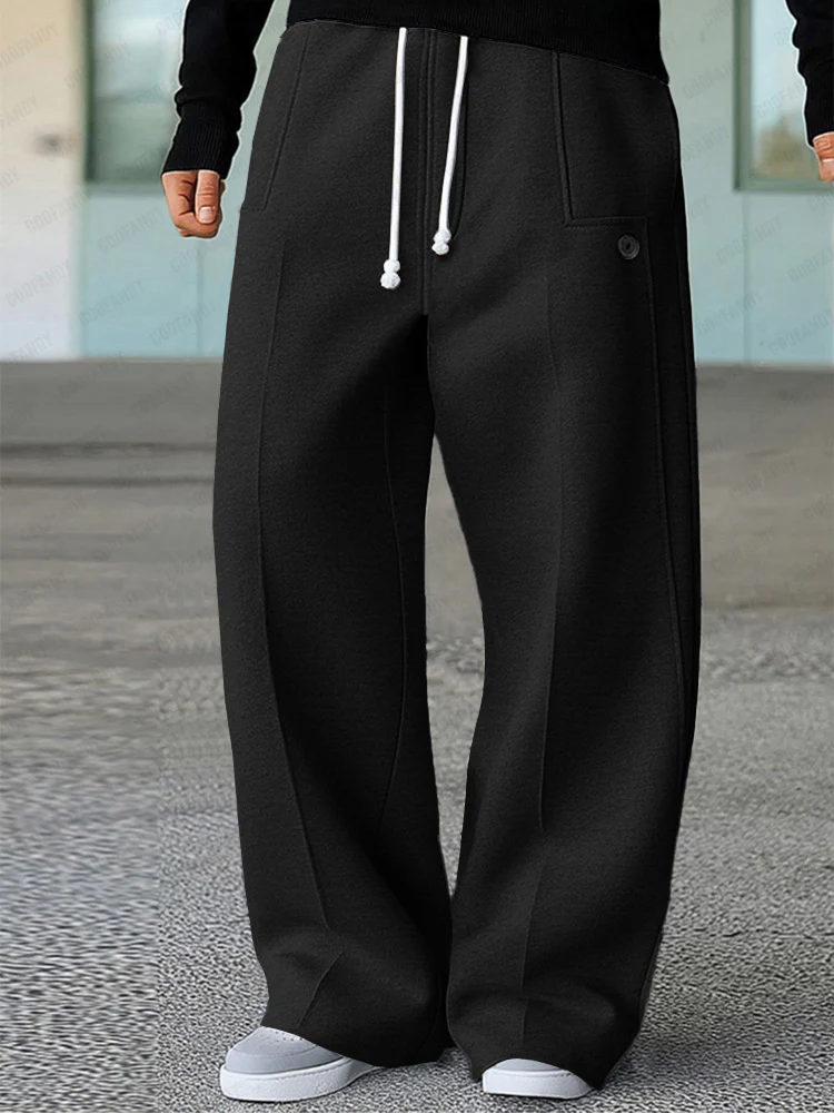 Comfy Sporty Wide Leg Pants - Image 3