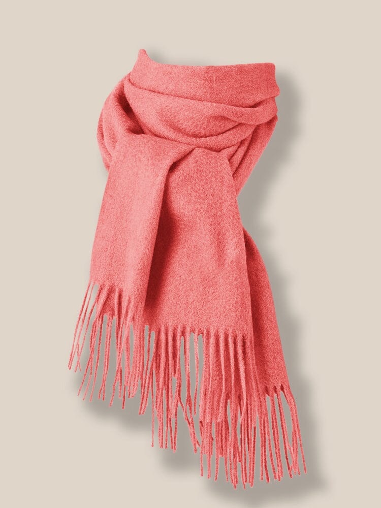 Comfy Tassel Faux Pashmina Scarf - Image 16
